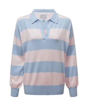 Roseland Jumper - Blush/Pale Blue