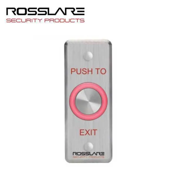 Rosslare - EX16EO -  Request To Exit Button w/Toggle - Analog Piezo- 10-24 VDC