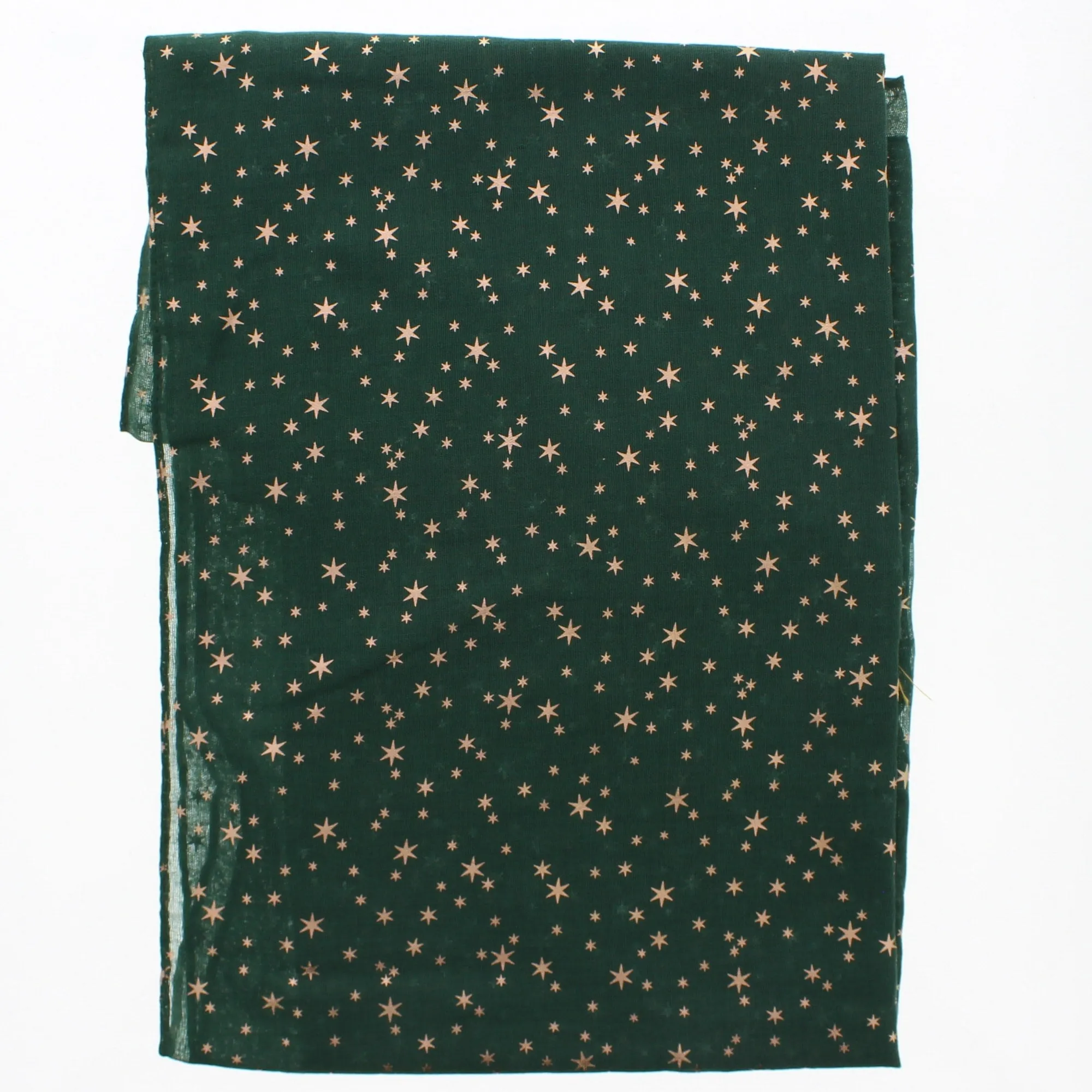 Scarf with Gold Foil Stars