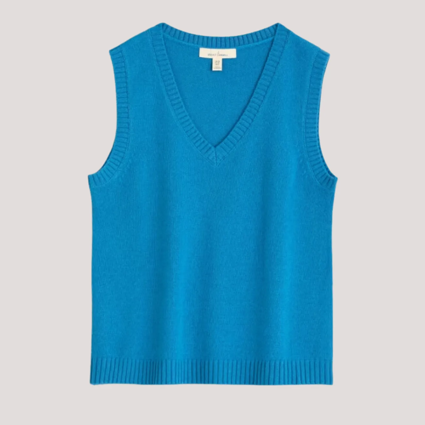 Seasalt V-Neck Sleeveless Jumper | Teal