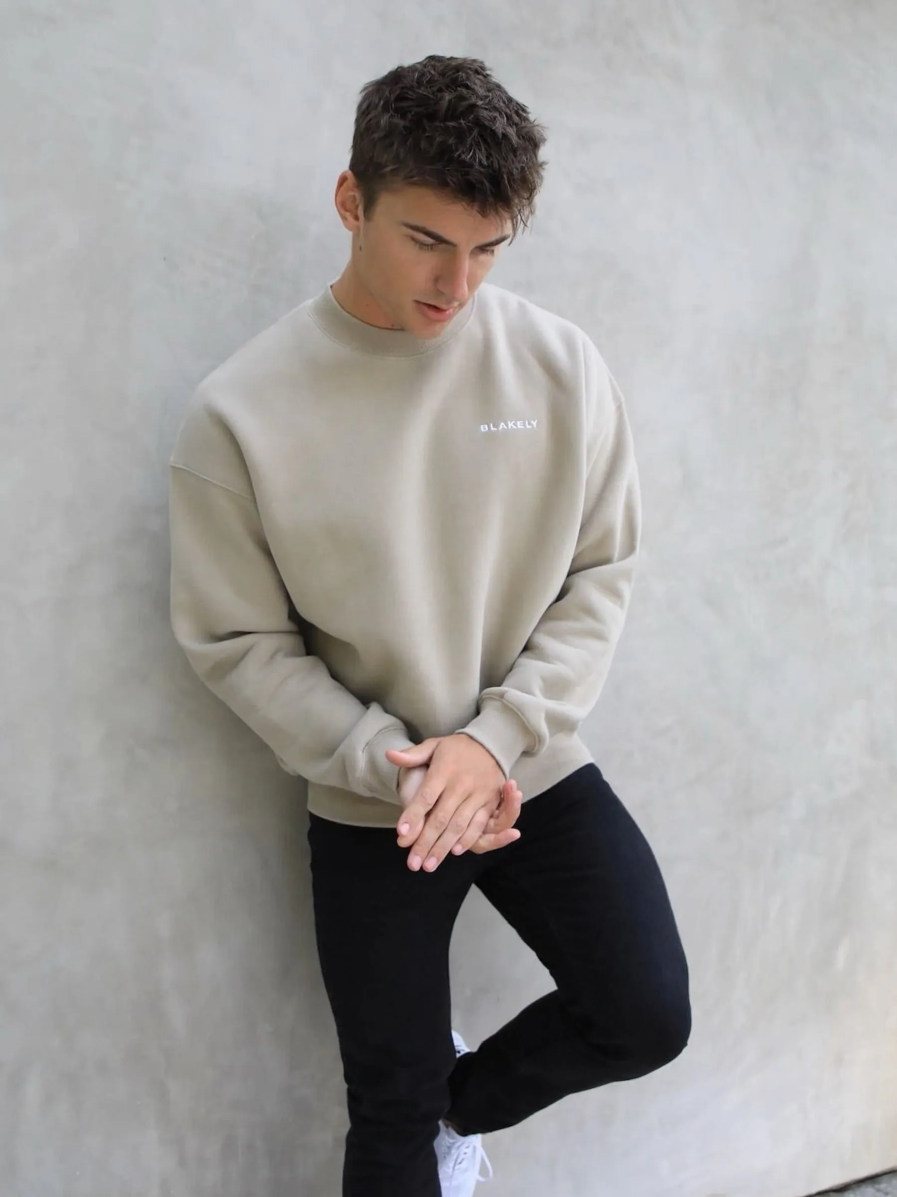 Series Relaxed Jumper - Washed Khaki