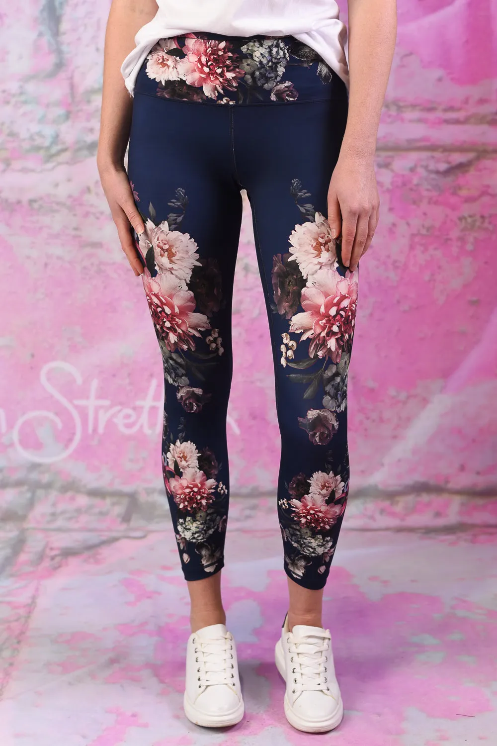 Shannon Yoga Legging - Navy Florencia