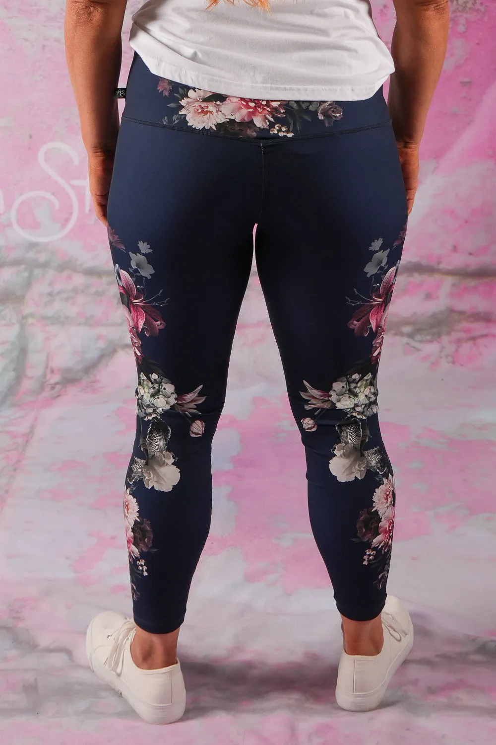 Shannon Yoga Legging - Navy Florencia