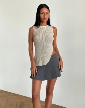 Shartina Tank Top in Natural Knit