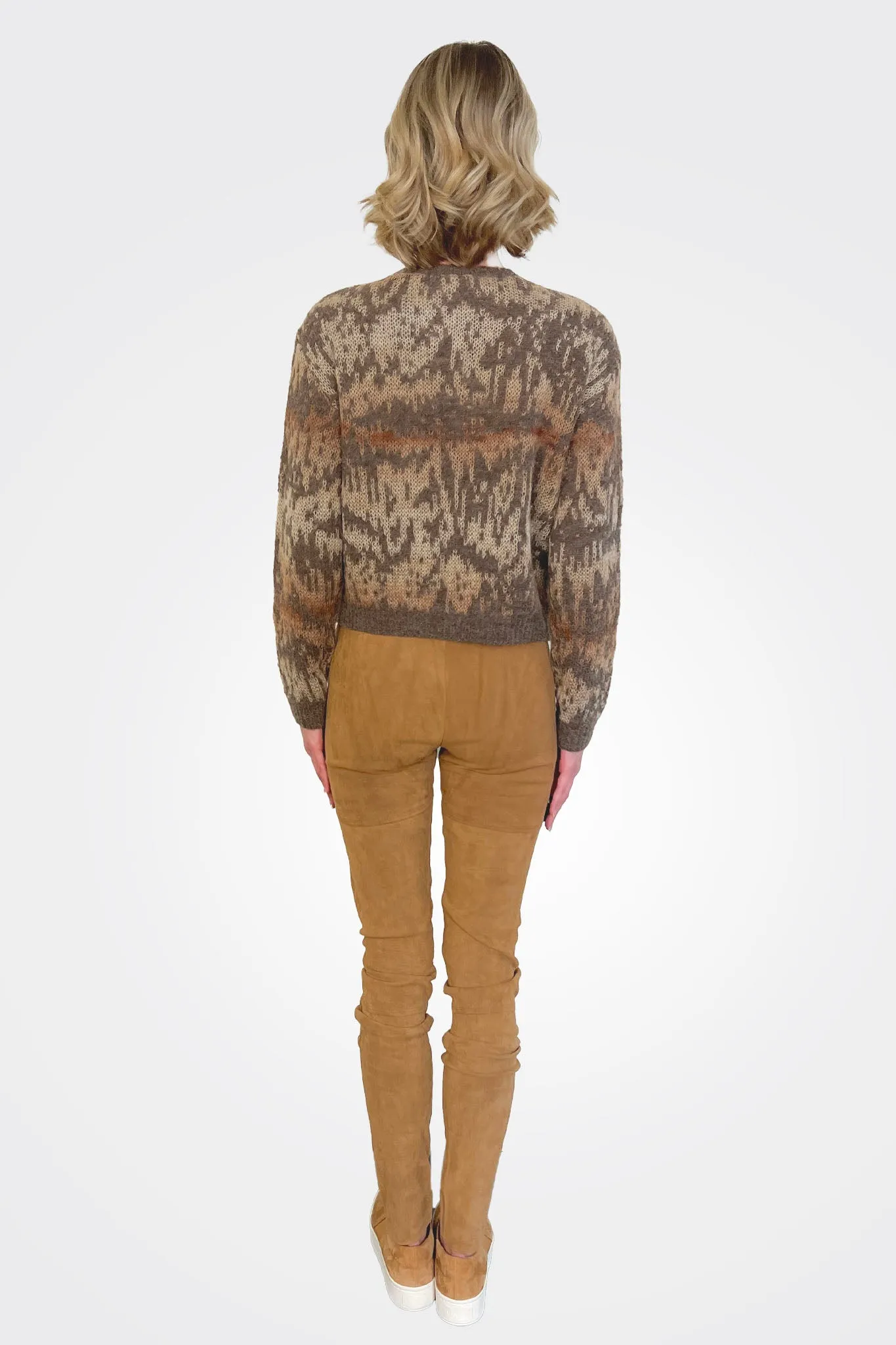 Suede Legging - Camel