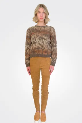 Suede Legging - Camel