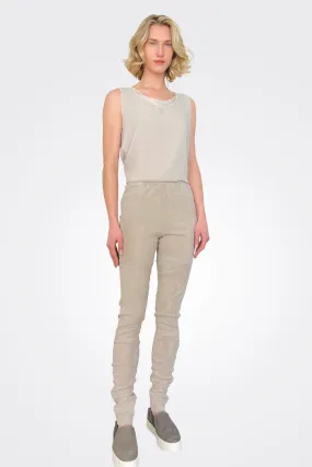 Suede Legging - Stone