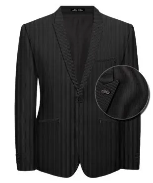 Super Slim Suit - Black Strips 66570