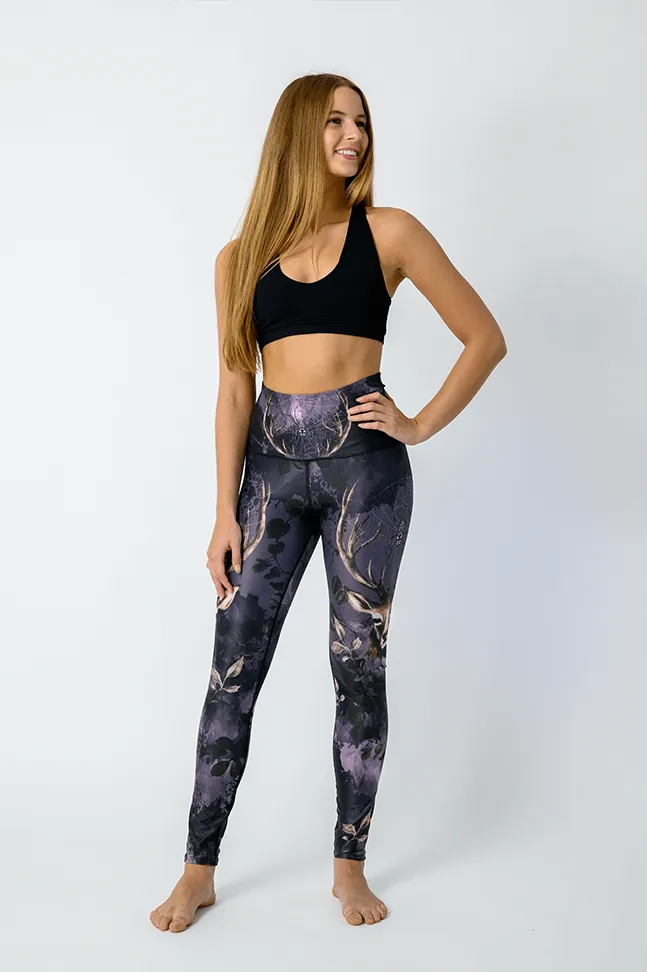 Symbiosis Printed Yoga Leggings