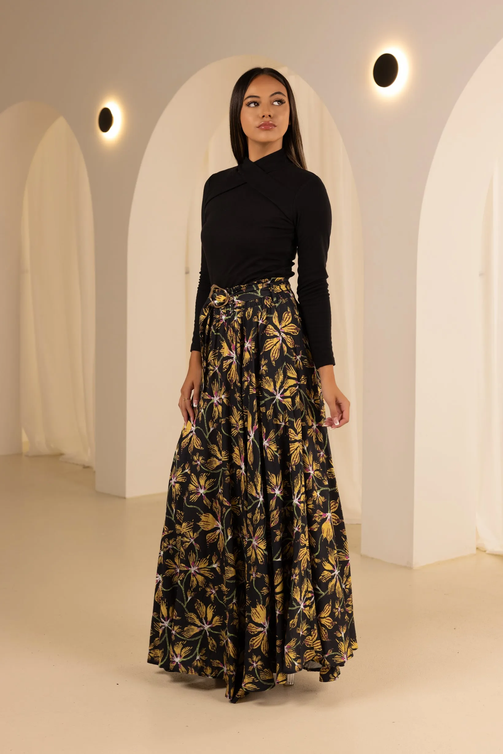 The Grand Azaleas Maxi Skirt