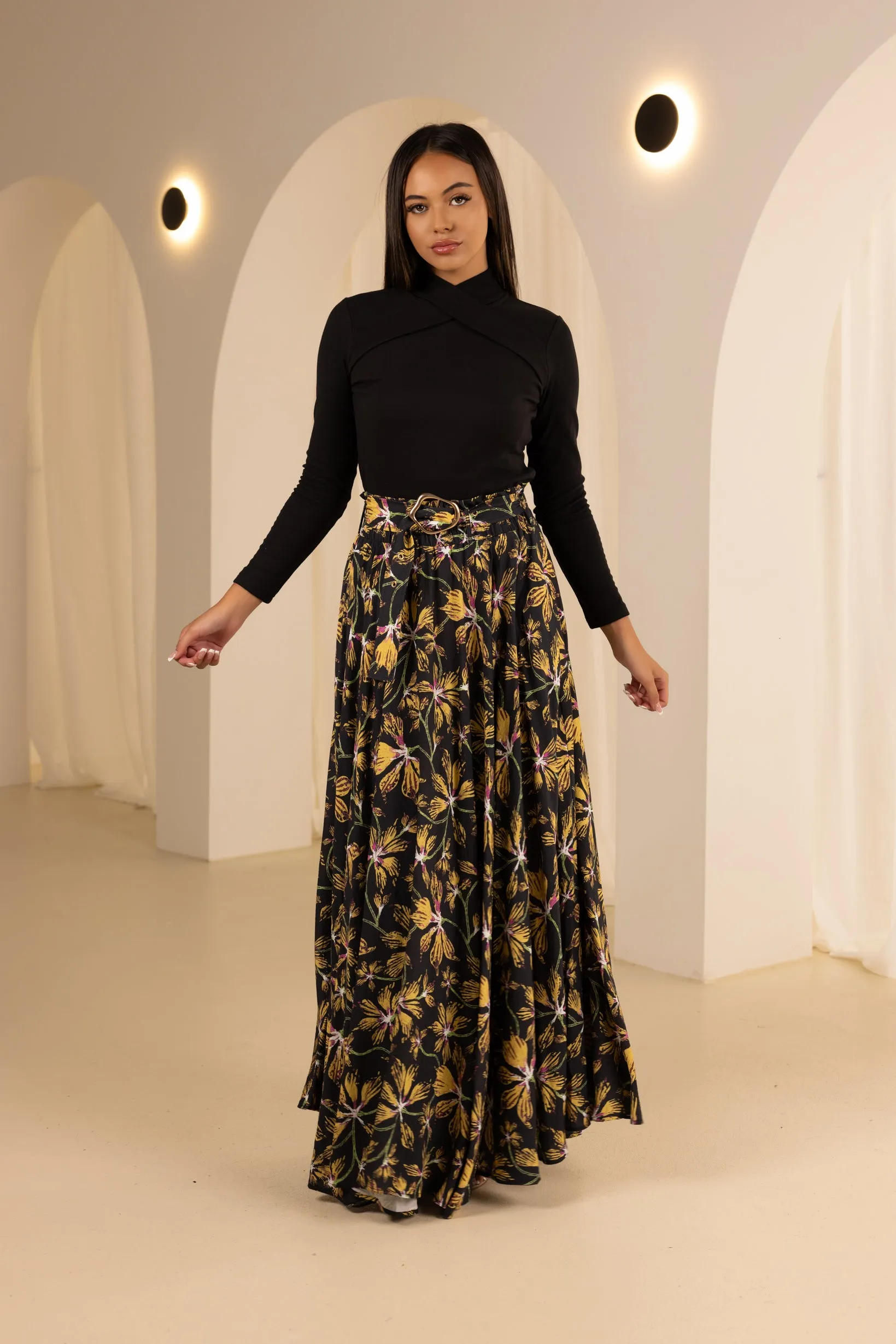 The Grand Azaleas Maxi Skirt