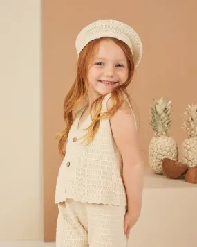 The Knit Vest by Rylee   Cru - Natural - KIDS