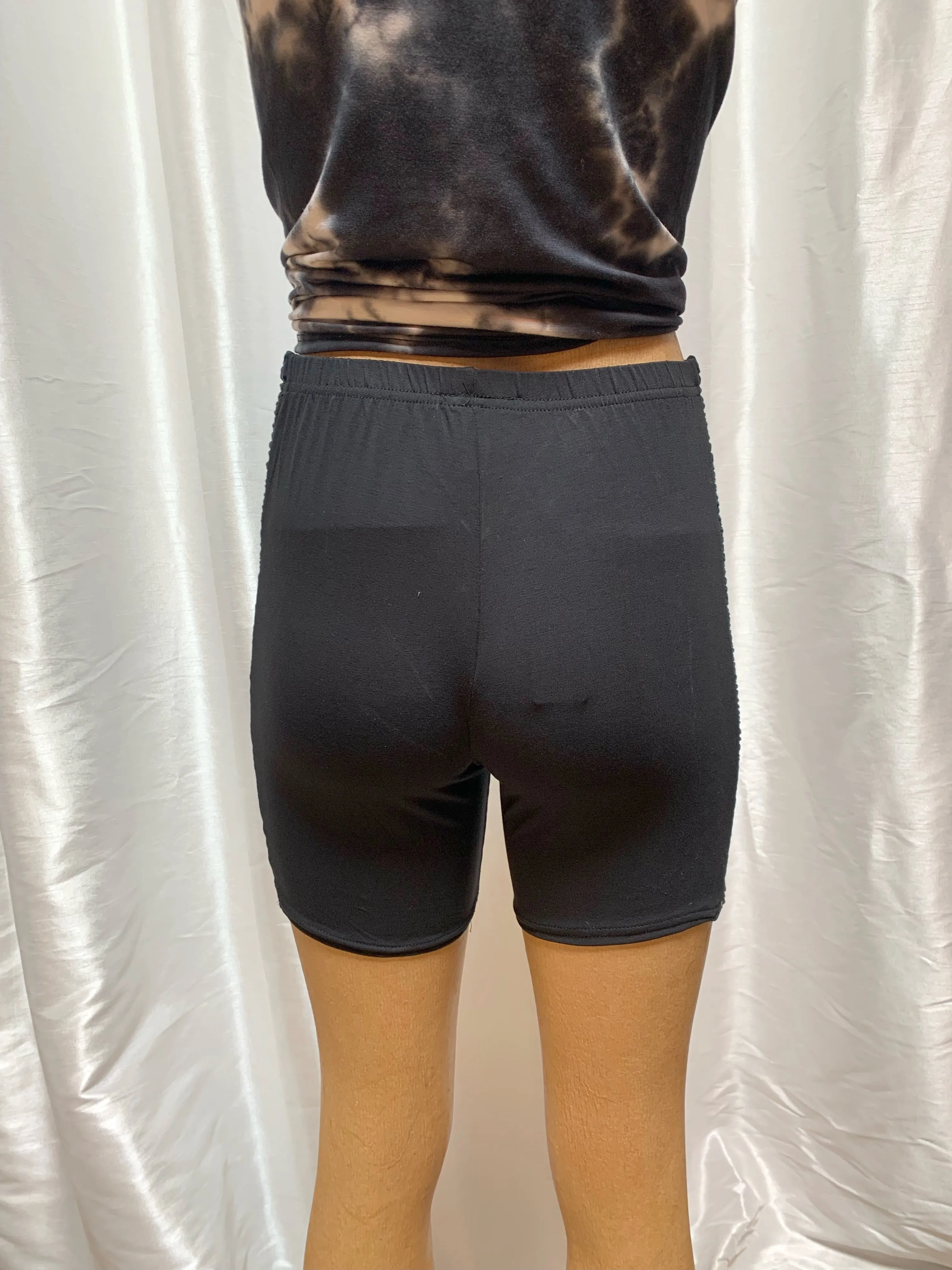 Tough Luv Ruched Biker Shorts