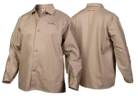 Traditional Khaki FR Cloth Welding Jacket - K3317