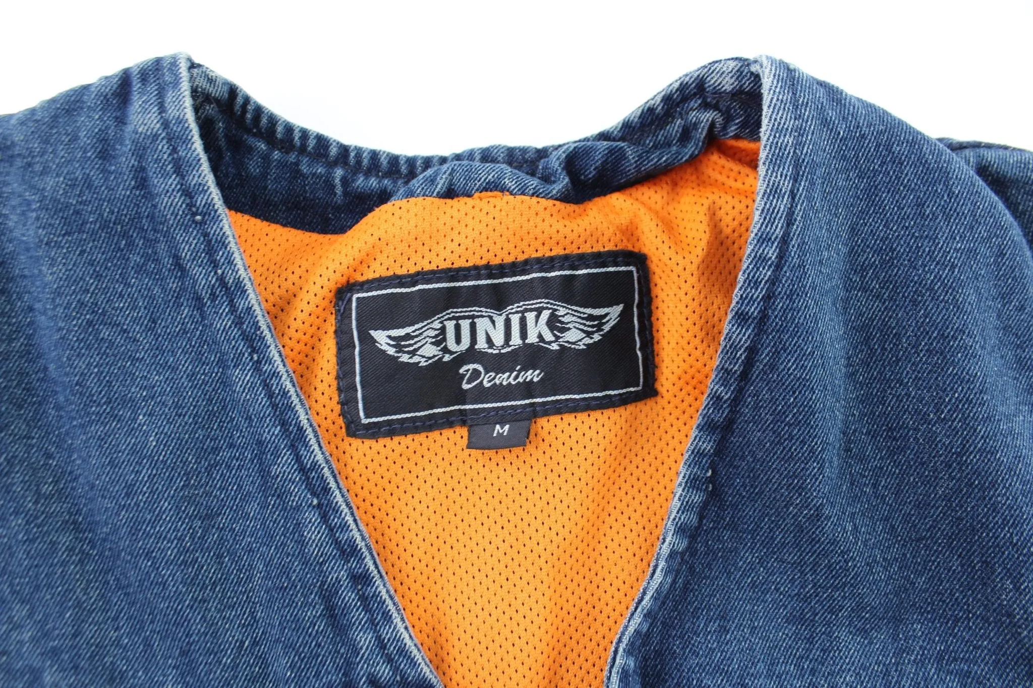 Unik Denim Button Snap Vest