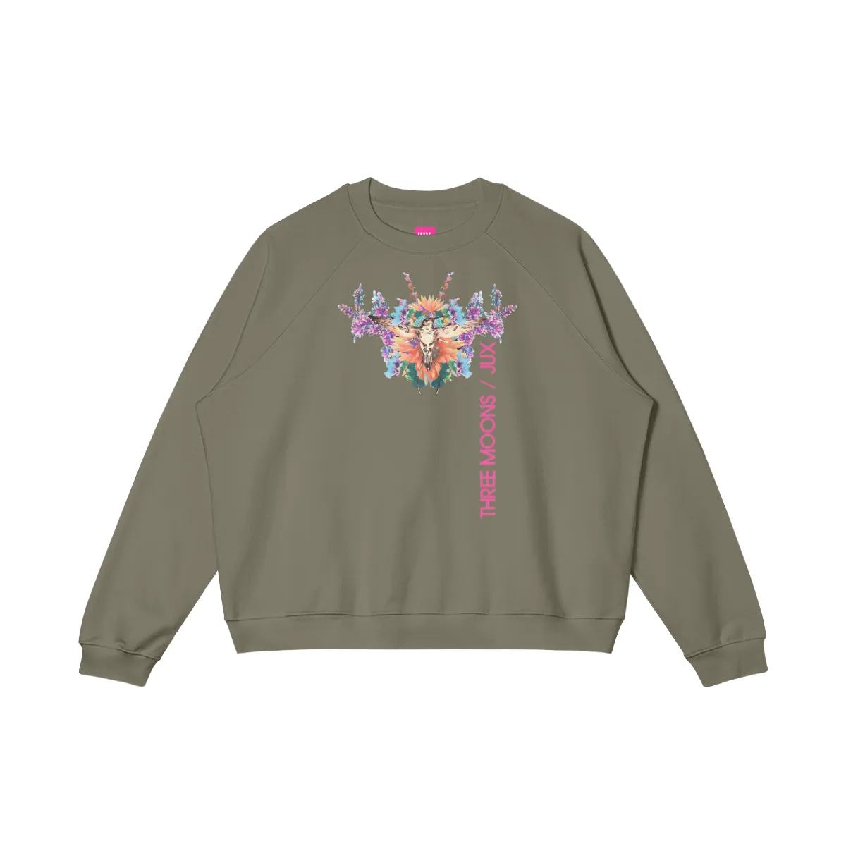 Unisex Embroidered Heavyweight Fleece-lined Sweatshirt