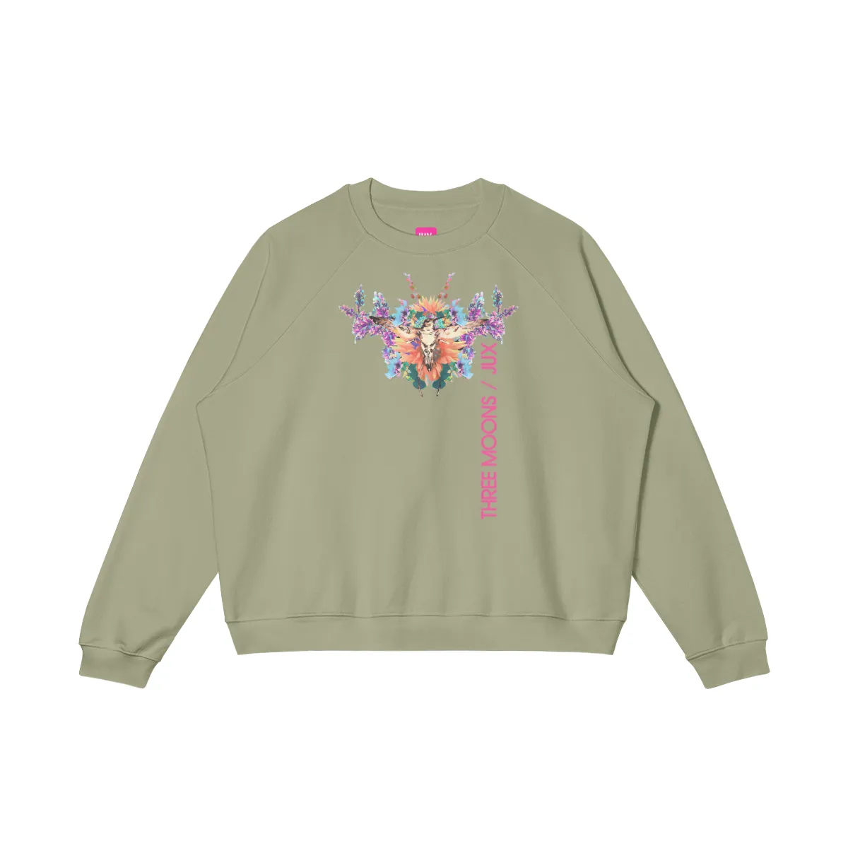 Unisex Embroidered Heavyweight Fleece-lined Sweatshirt