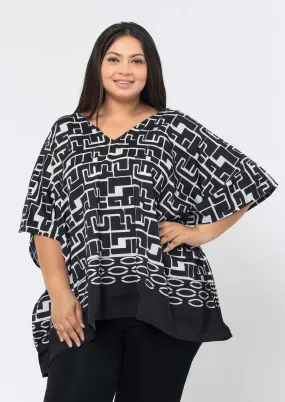 V-Neck Short Kaftan Top