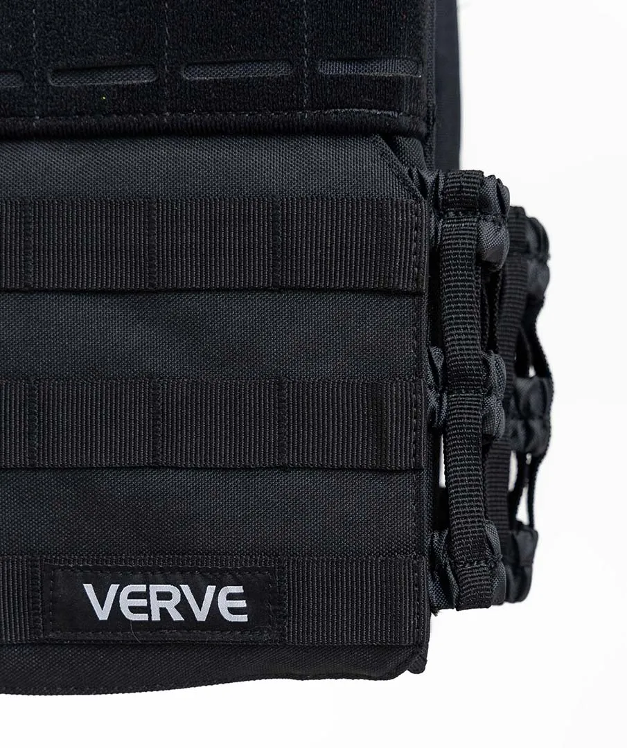 VERVE Tactical Vest Plate Carrier - Black