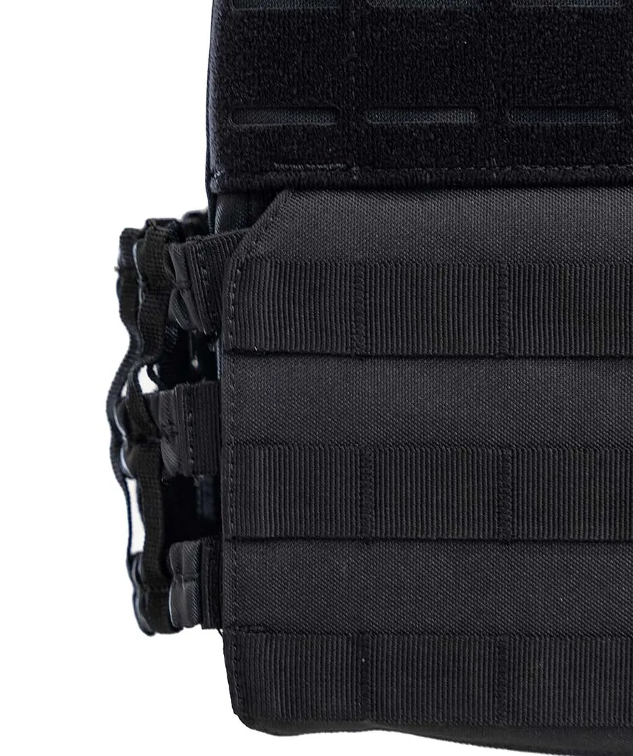 VERVE Tactical Vest Plate Carrier - Black