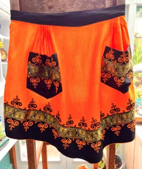 Vibrant and Daring Vintage Apron.