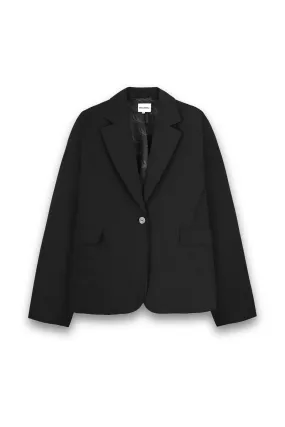 Vice Boxy Blazer in Black