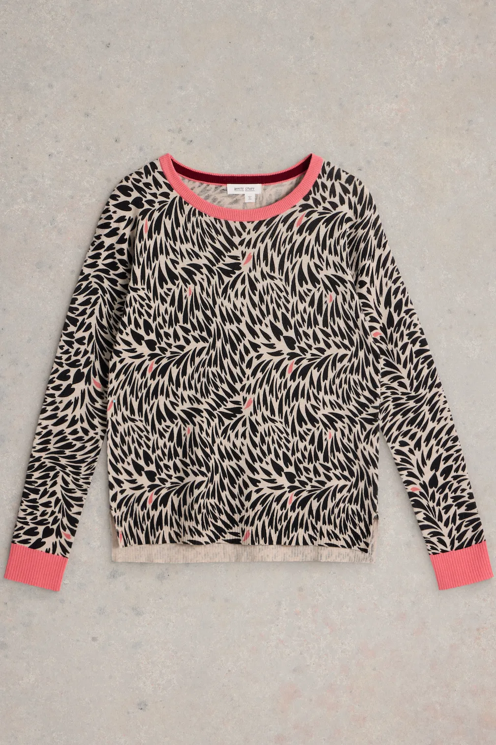 White Stuff City Leo Heart Jumper