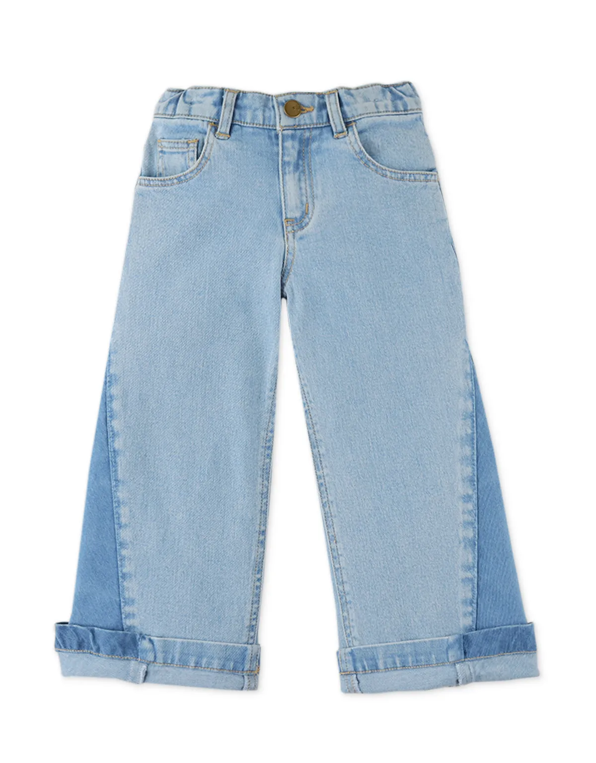 Wide Leg Denim Jeans