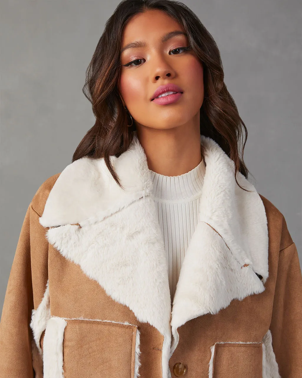 Wildwood Cropped Shearling Jacket