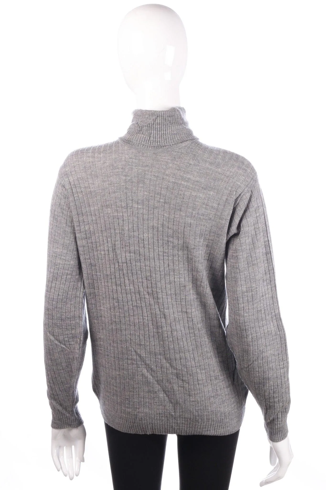 Wolsey grey roll neck jumper size 12/14