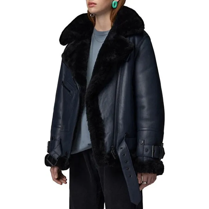 Women's B3 RAF Aviator Shearling Jacket