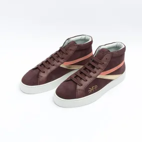 Women's Burgundy High Top Sneaker