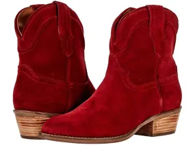 Women's Dingo Tumbleweed Suede Booties- Red