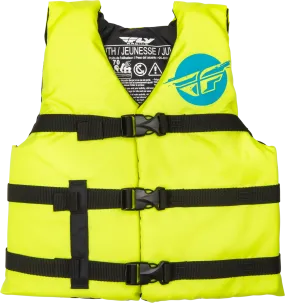 YOUTH FLOTATION VEST HI-VIS/BLUE