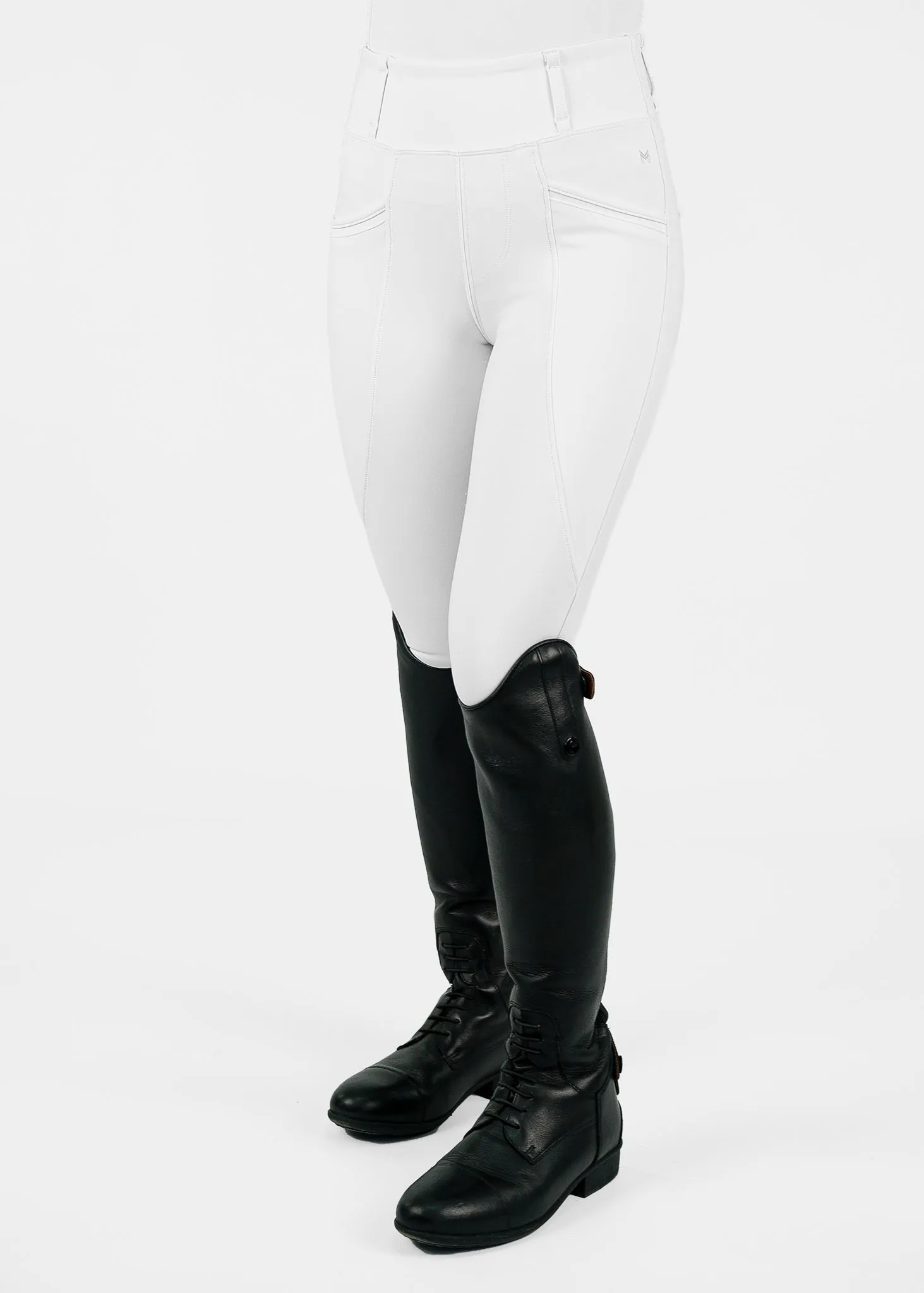 YR Pro Riding Leggings (White)