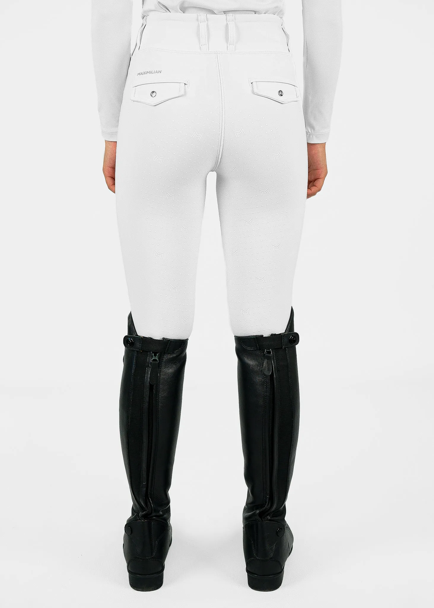 YR Pro Riding Leggings (White)